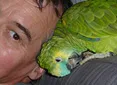 Roland im Vogelhaus Evy